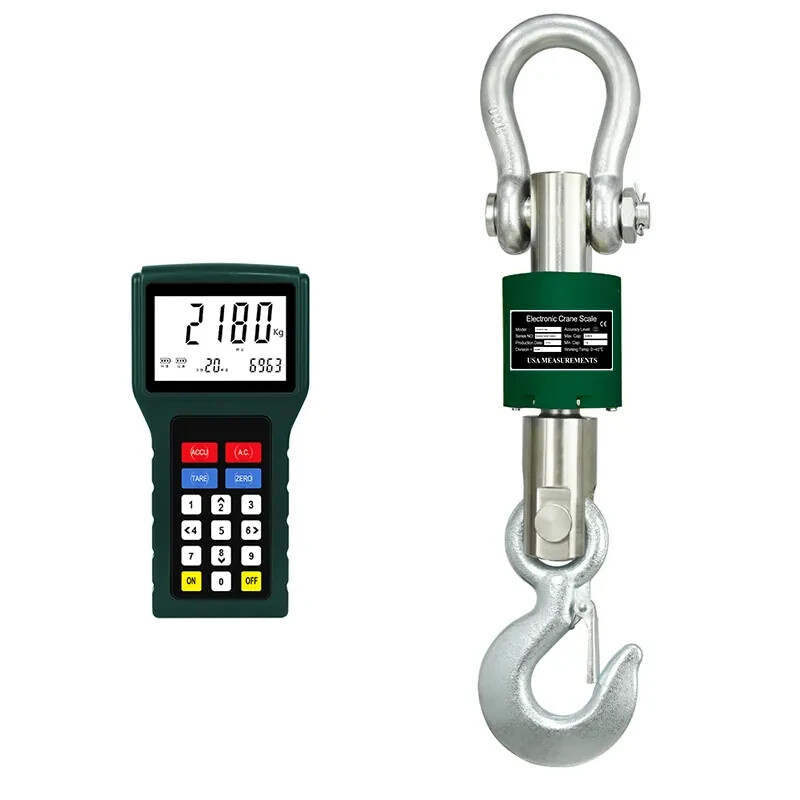 Washdown Safe 6,000 lb Crane Scale LCD with Android App & Certificate