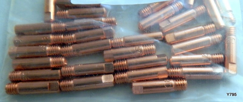 30 PCS 0.030" Copper Contact Tips