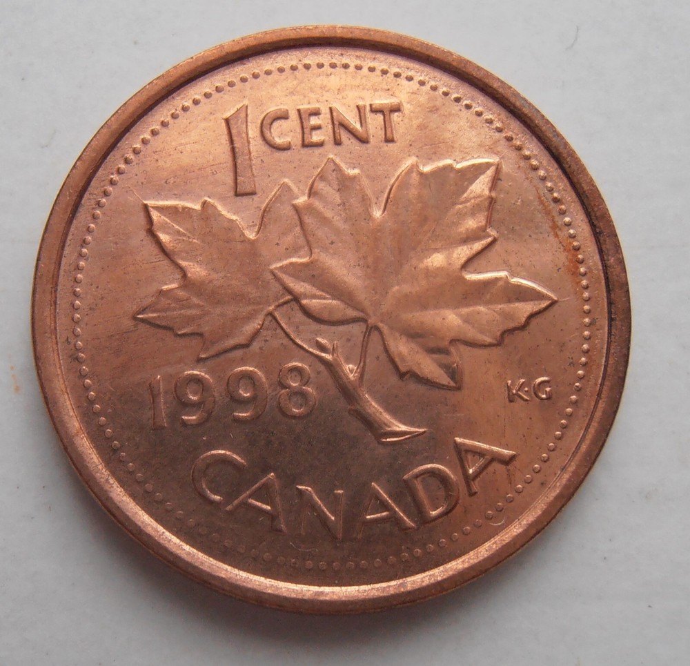 1998 CANADA 1 CENT UNCIRCULATED