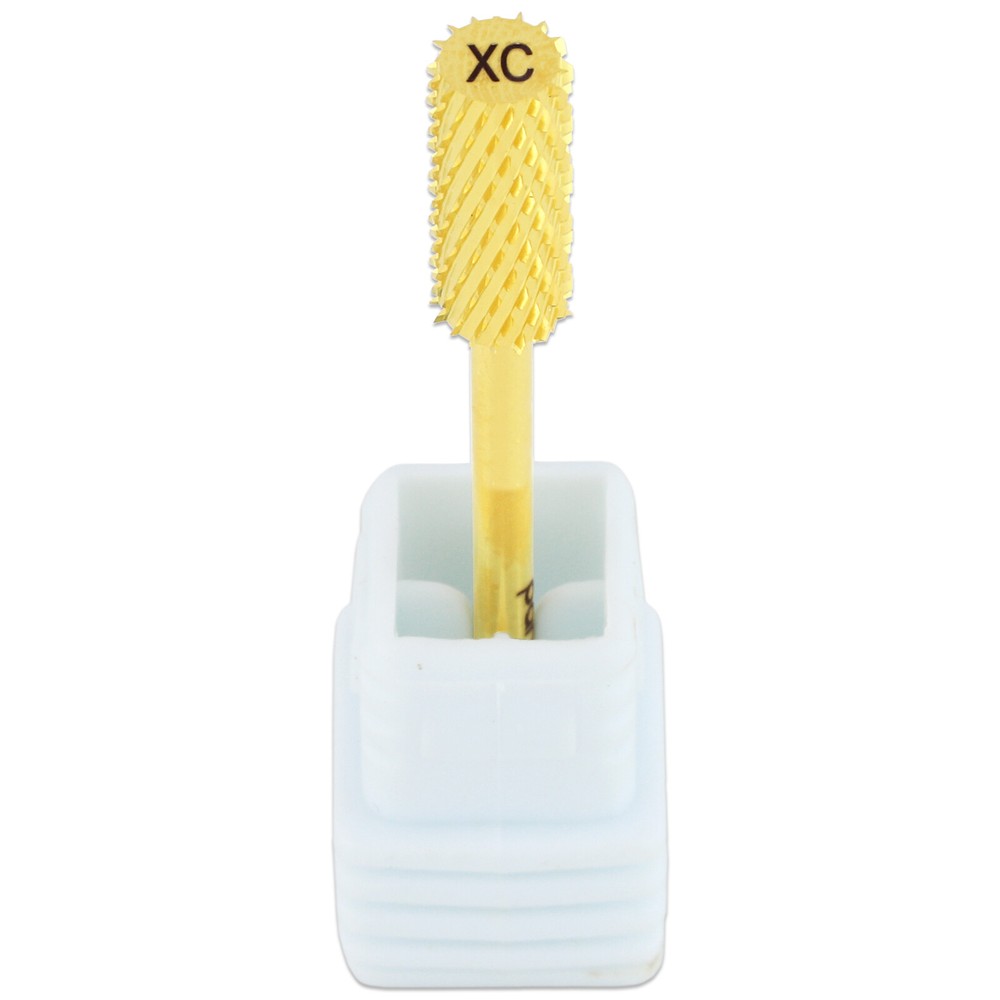 Professional Gold Small Barrel Nail Drill Bit Extra Coarse Grit