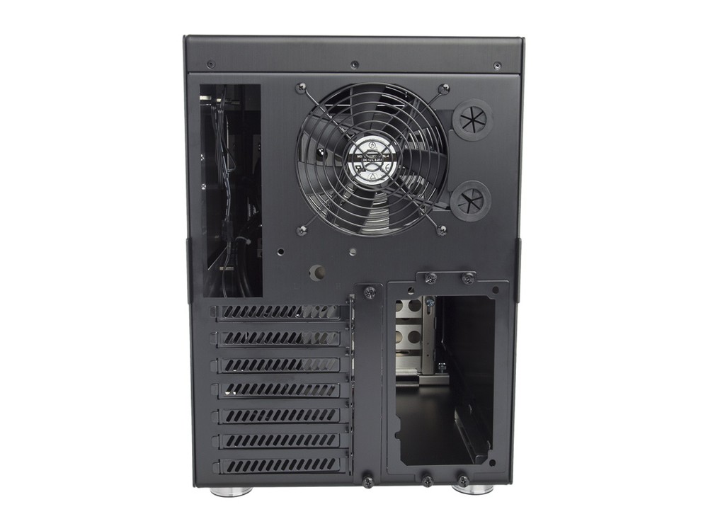 Computer Case By Integer Computers, ATX, Micro-ATX, Black Aluminum Model B-650
