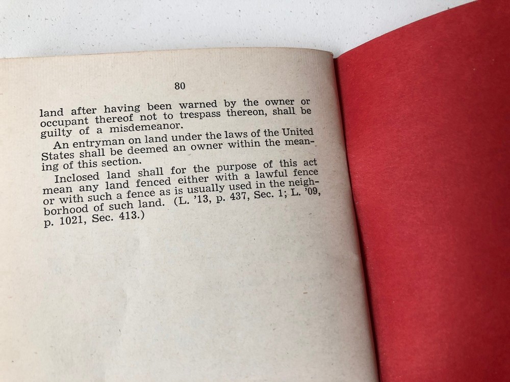 1947 Washington State Game Code
