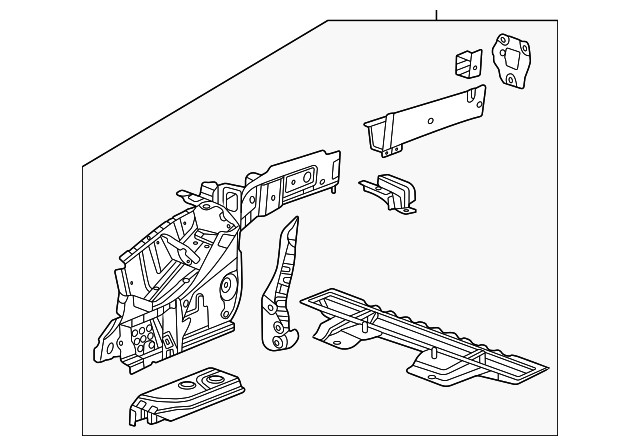 Genuine GM Lower Rail Assembly 60008560