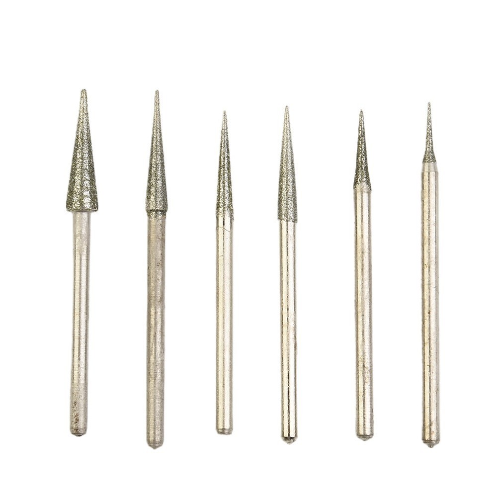 Grinding Head Carving Tool D Needle Grinding Head Needle Bits 2.35mm Shank