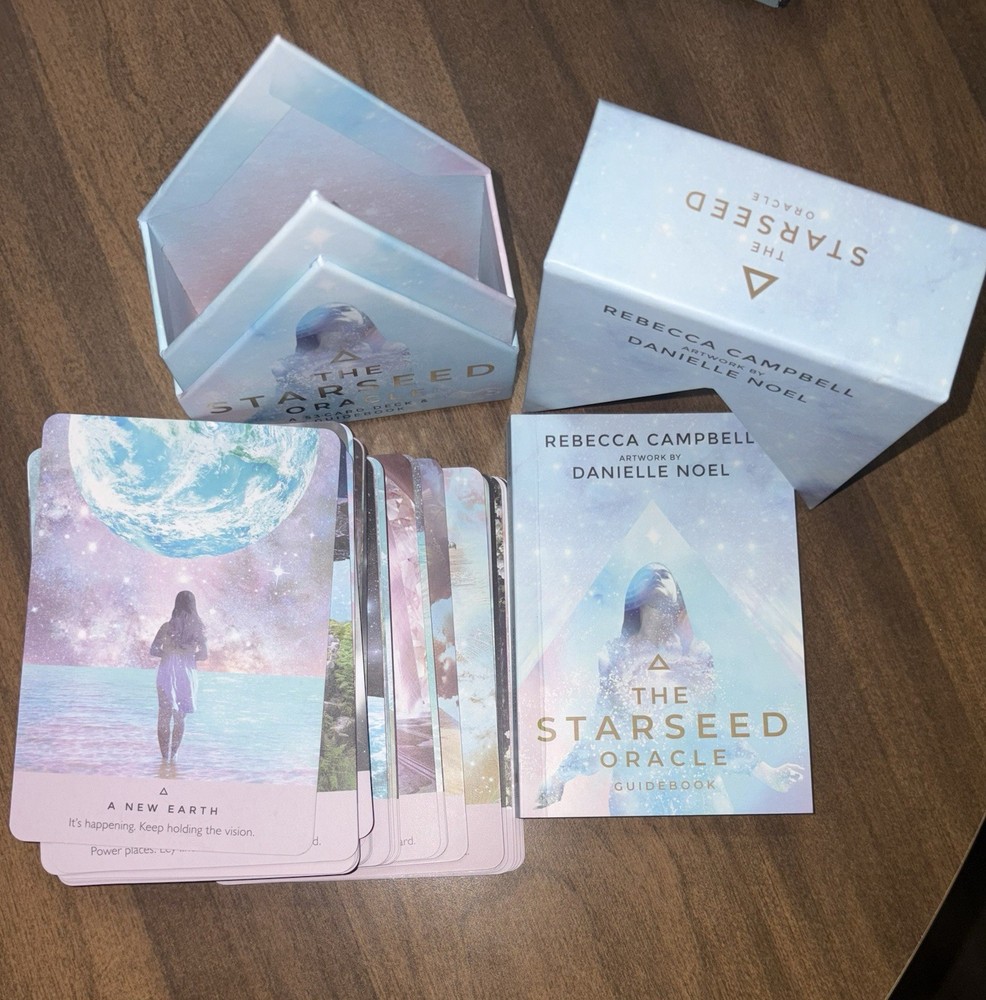 The Starseed Oracle Ethereal 53-Card Deck and Guidebook