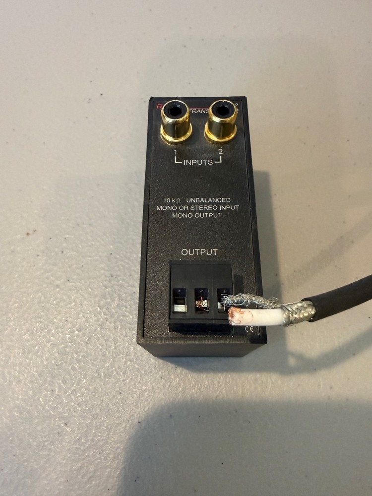 RDL Unbalanced Input Transformer (TX-J2)