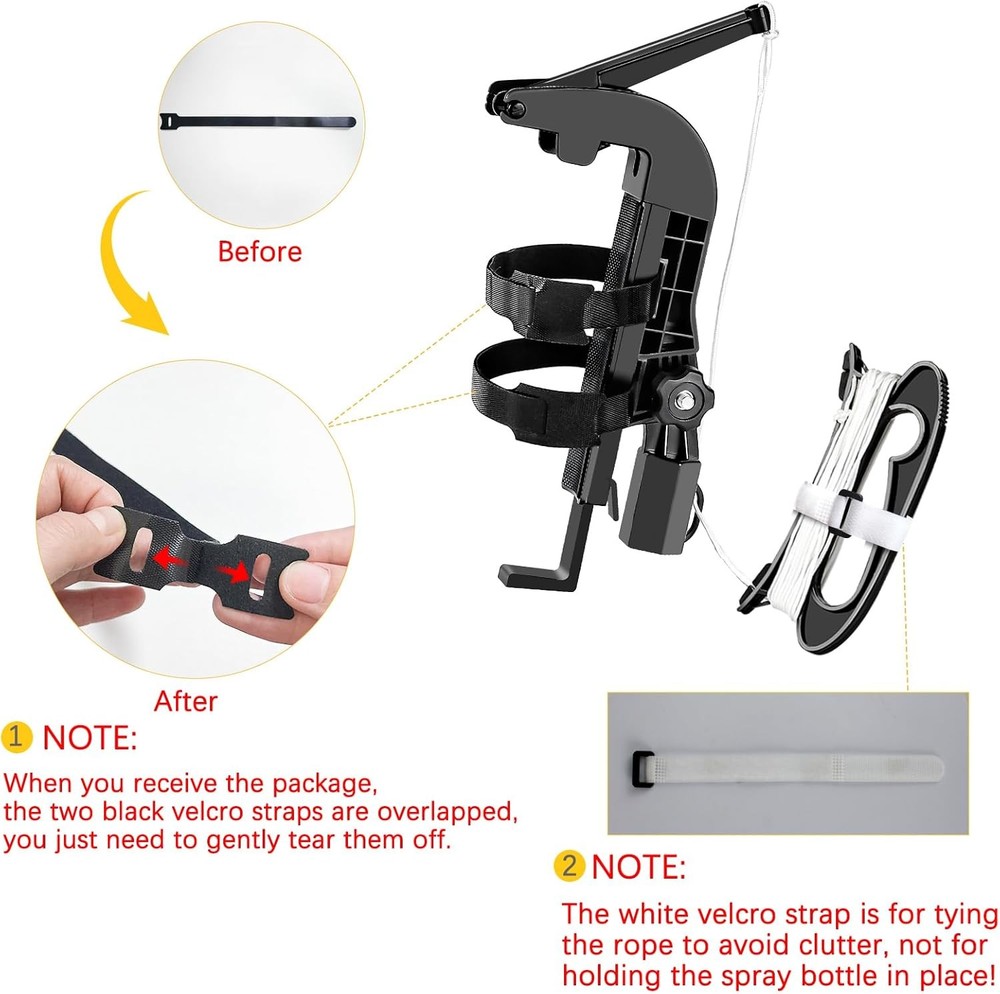 Spray Can Trigger Handle & Extension Adapter for Aerosol Cans, Paint & Duster
