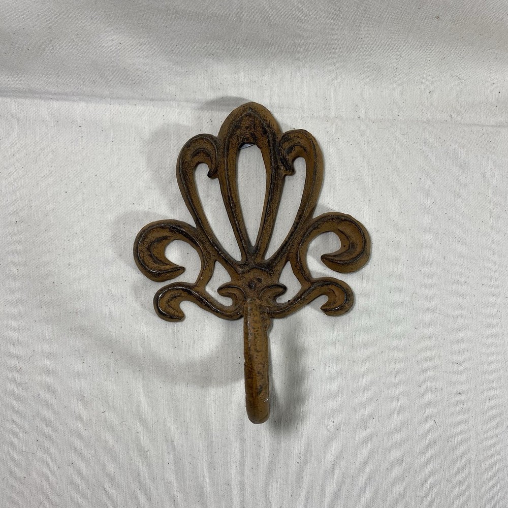Cast Iron Wall Coat Hook 7”