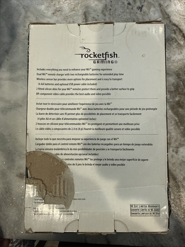 Rocketfish Nintendo Wii Starter Kit New
