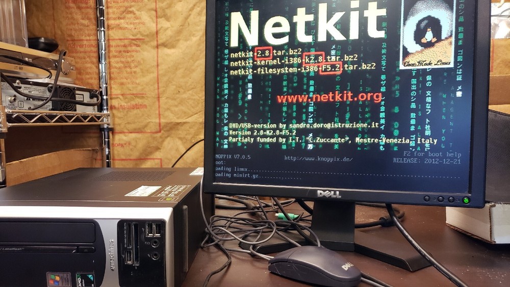 NetKit 2.8 Live/Install DVD-ROM - Network Emulation
