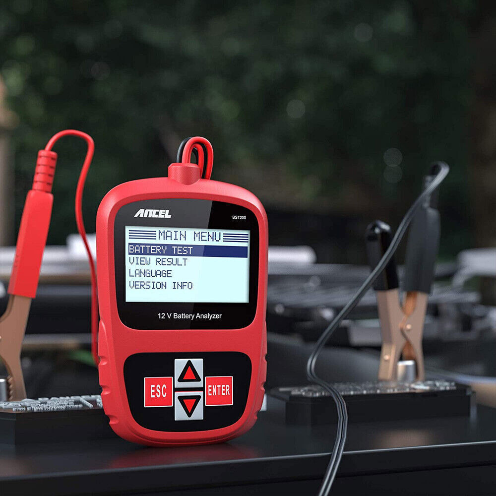 ANCEL BST200 Car Battery Load Tester 100-2000CCA Crank Analyzer with Storage Bag