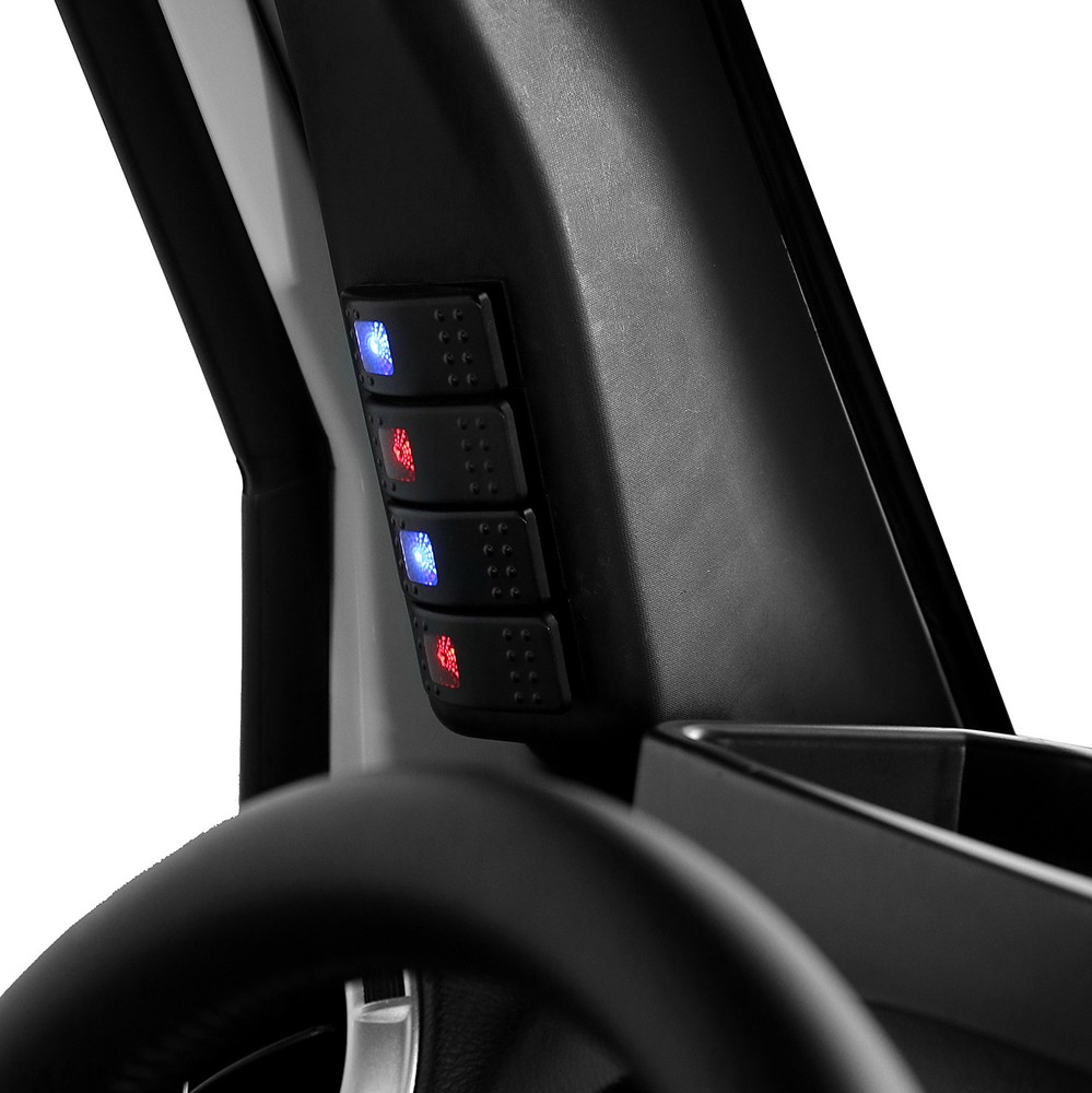 Fit 2011-2018 Jeep Wrangler JK Light Switch Panel A-Pillar Switch Pod+ 4x Switch