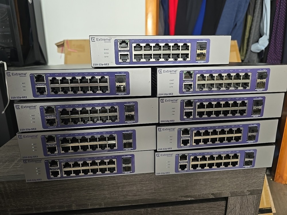Extreme Networks (210-12P-GE2) 12 Port Switch