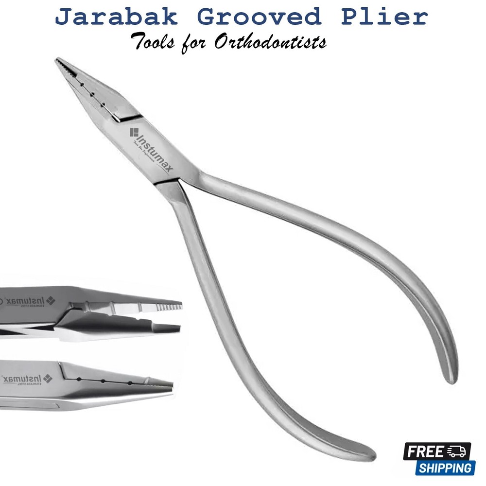 2PCS Orthodontic Wire Handling Set – Jarabak Plier + Mathieu Needle Holder