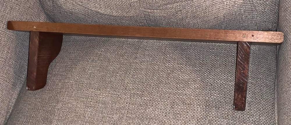 Vintage Solid Wood Wall Shelf (21" long)
