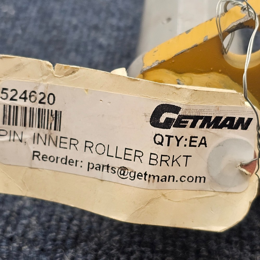 Getman 524620 INNER ROLLER BRACKET PIN YELLOW / SILVER