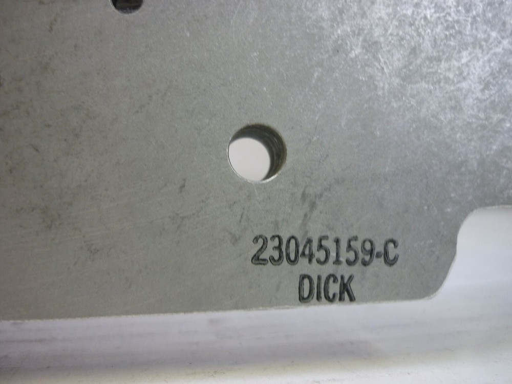 Allison Plate, p/n 23045159