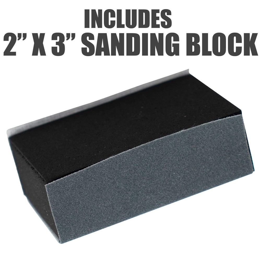 Micro-Mesh 9 Sanding Sheet Introductory Woodworkers Kit with a 2 inch by 3 in...