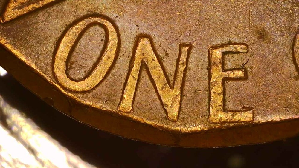 1970 D Lincoln Cent Clipped Planchet / Weak FG
