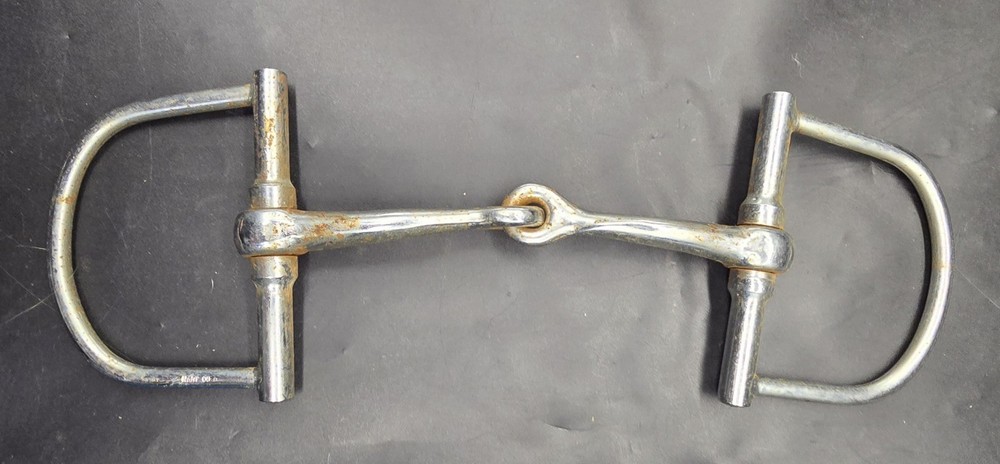 D-Ring Snaffle Bit Stainless Steel 11" End To End