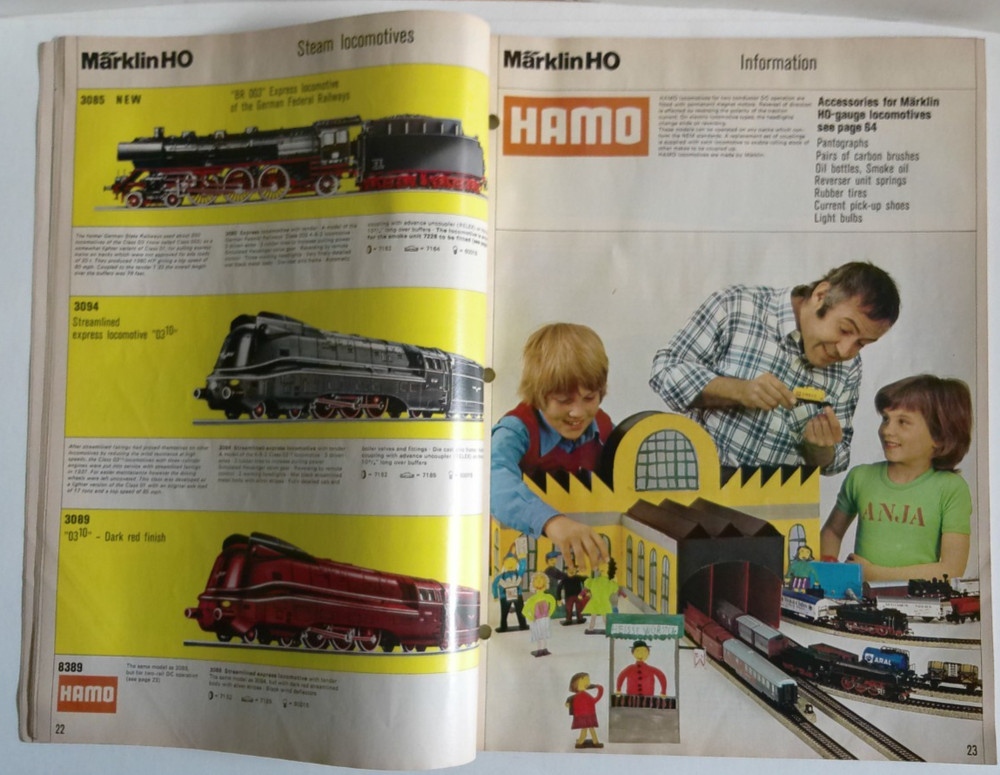 Vintage Marklin 1973 E Catalog