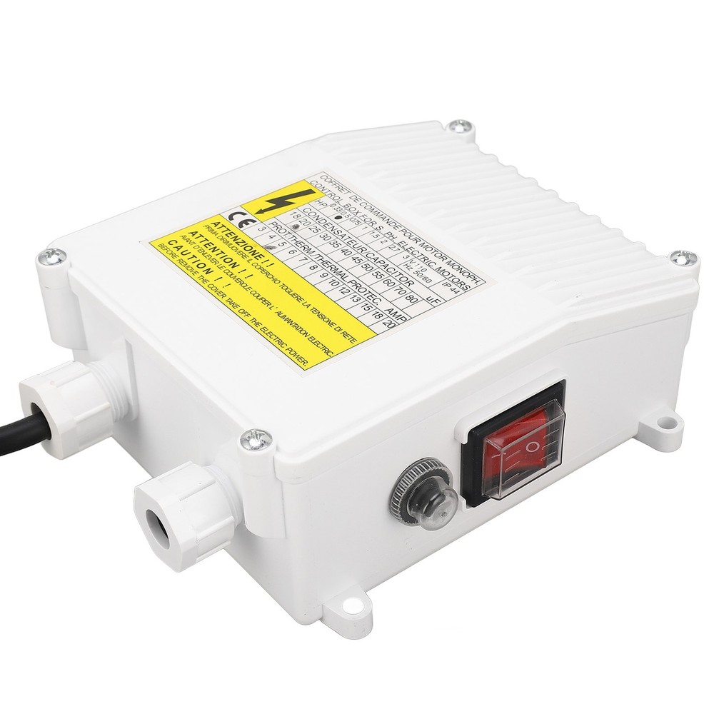 Water Pump Control Box With Thermal Protection For Industrial Use