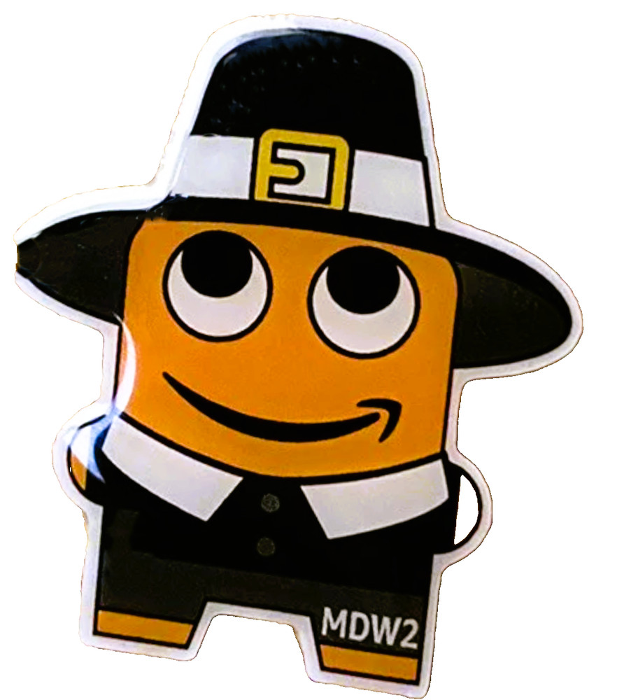 Amazon Thanksgiving Pilgrim Peccy Pin