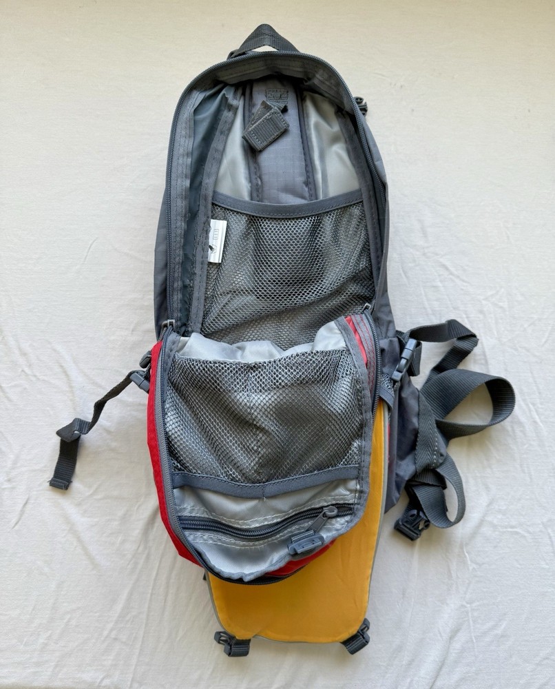 Outdoor Products Mist Hydration Backpack Red/Gray Mist model