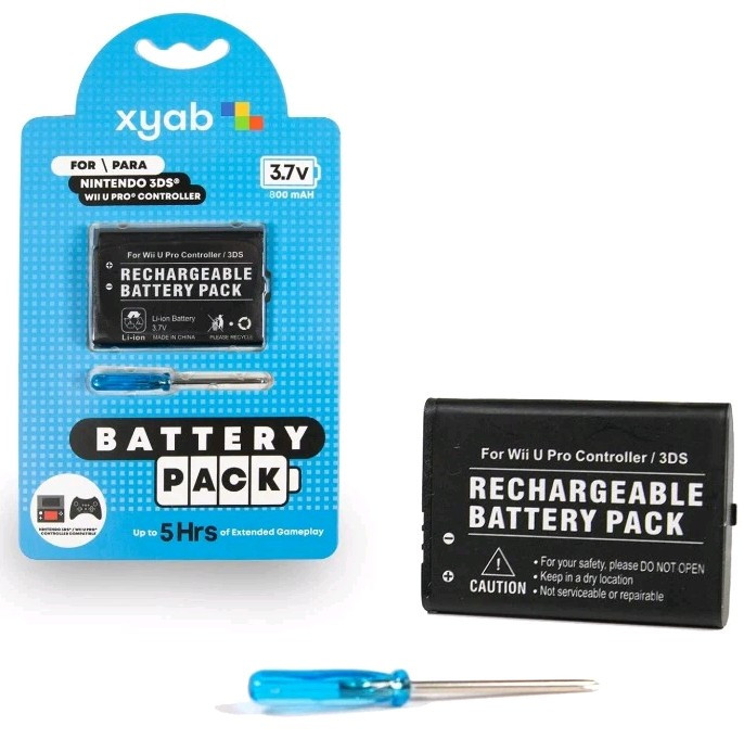 Rechargeable Battery Pack For Nintendo 3DS® / Wii U® Pro Controller