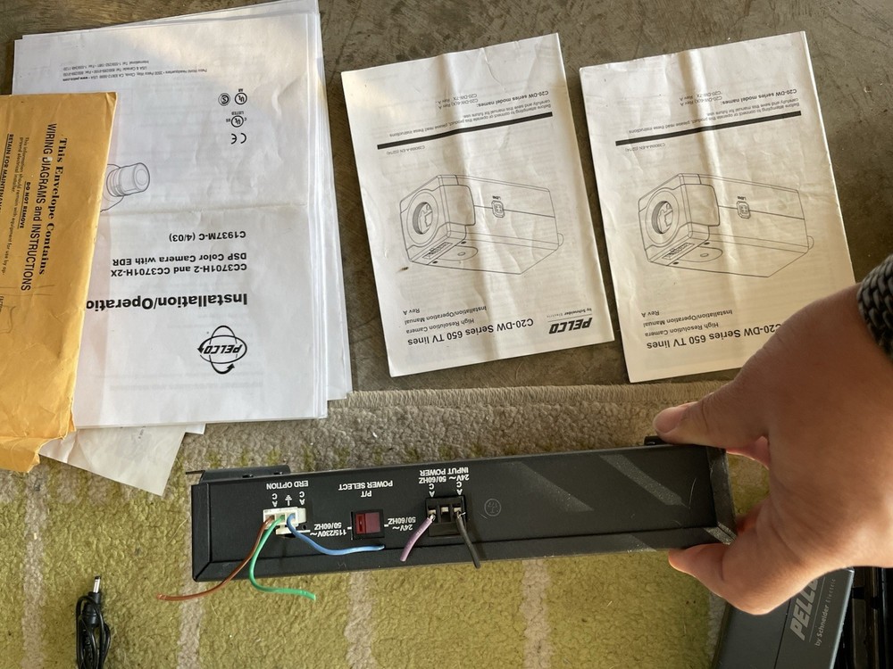 Pelco CC3701H-2 Security Cameras and Hardware