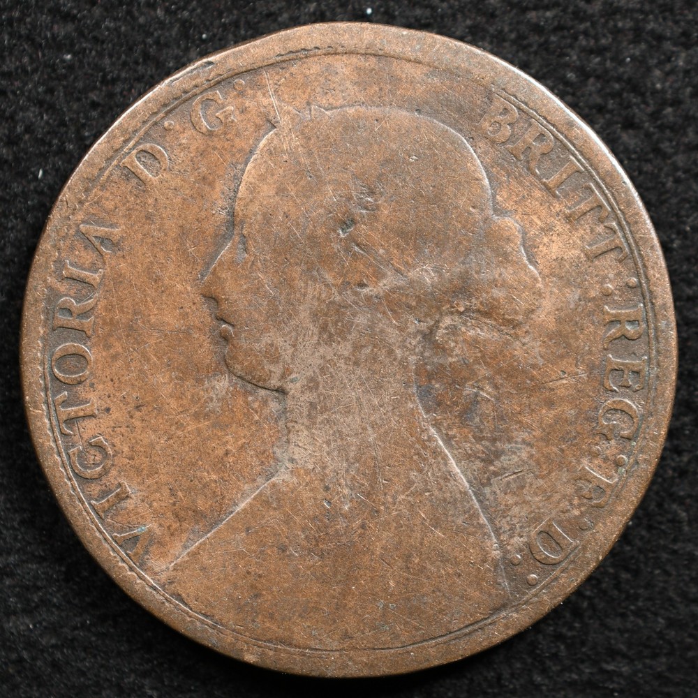 Great Britain 1/2 Penny 1862, Coin, Inv#E669