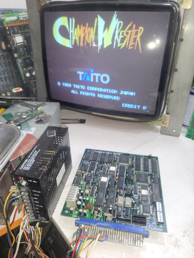 Champion Wrestler  arcade game board pcb