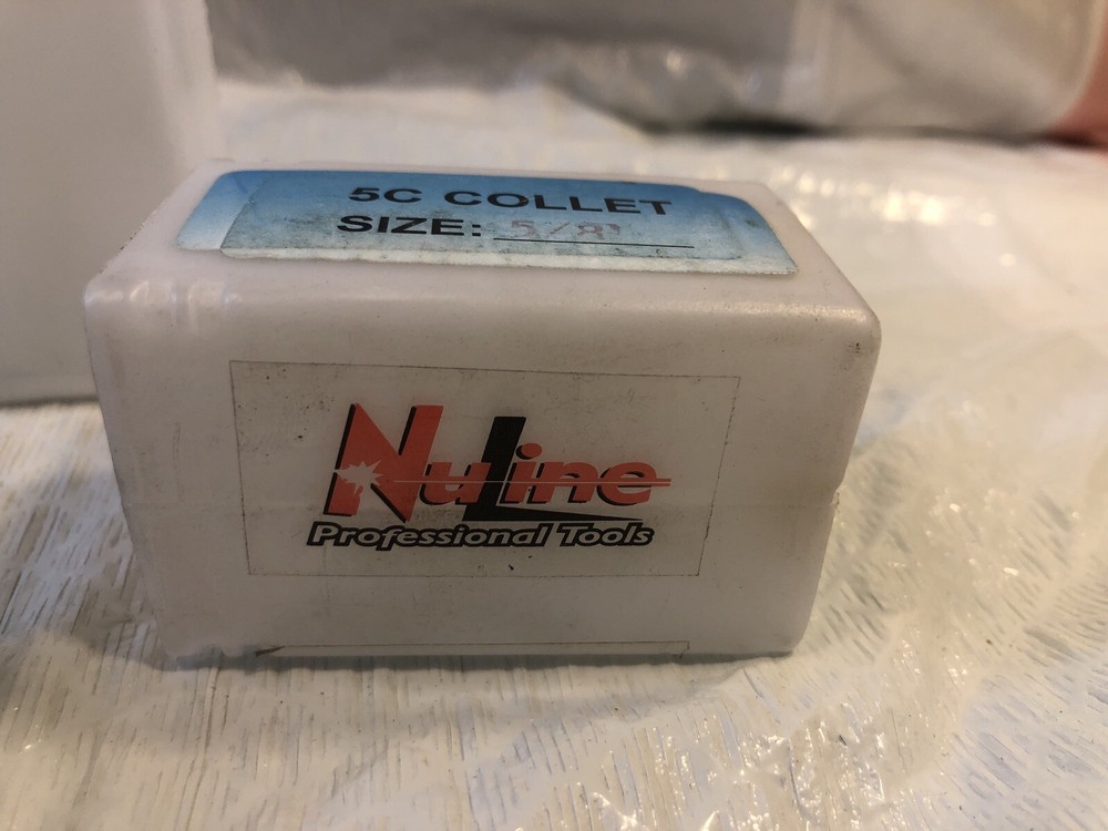 NuLine 5C Round Smooth Collet, 5/8", Internal Thread