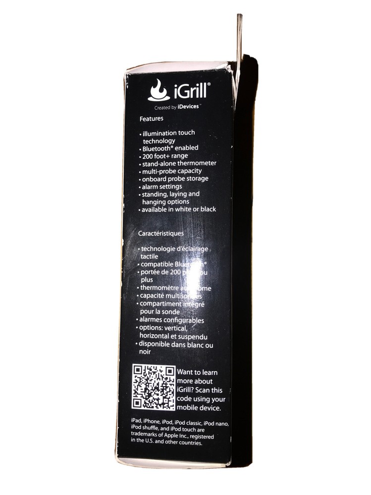 iGrill BBQ Grill Thermometer for iPod iPhone or iPad