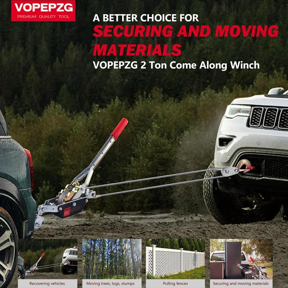 Heavy Duty 2T Capacity Winch