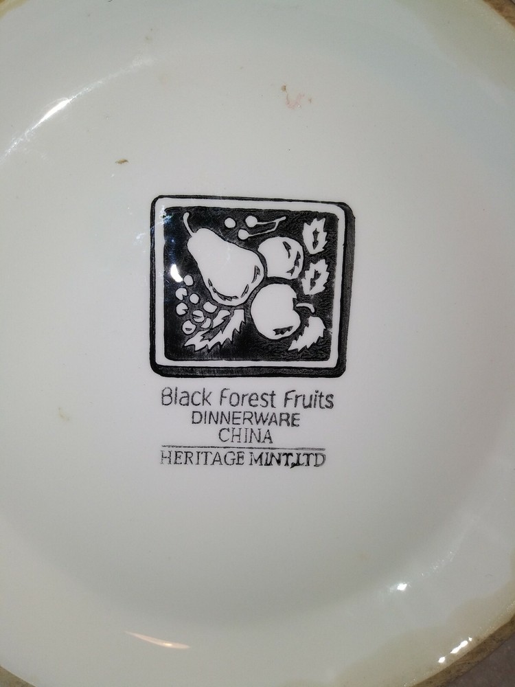 Vintage Pitcher Black Forest Dinnerware China Heritage Mint LTD