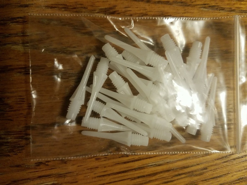 Harrow Dart Accessory White 2BA Thread Super Short Soft Tips