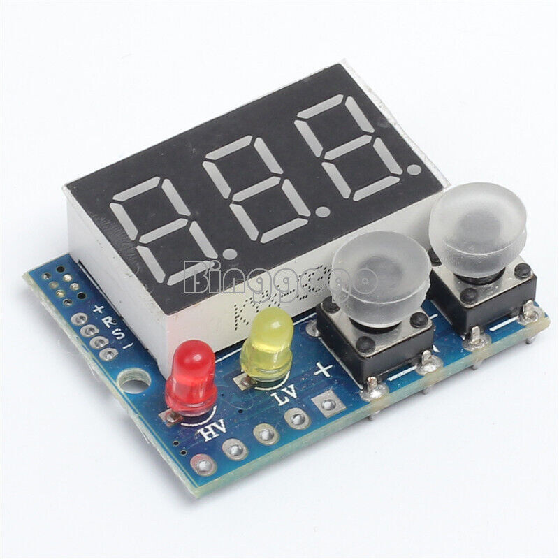 DC 0-99.9V LED Panel Digital Voltmeter w/ Alarm Indicator Red Green Indicator