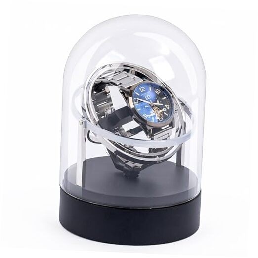 Ultra Quiet Watch Winder for Automatic Watches, 15dB Silent Rotation, 4 Modes
