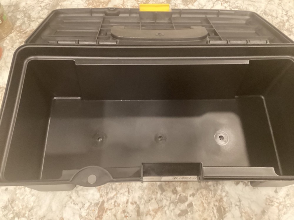 12-inch Tool Box Black/Yellow
