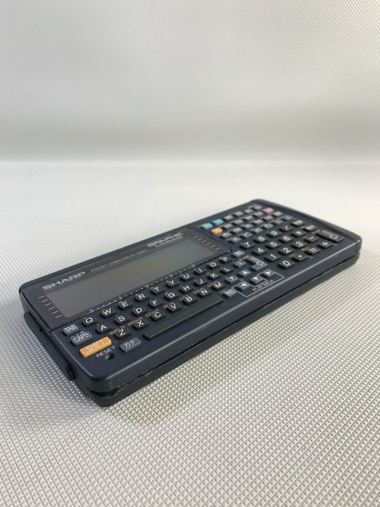 SHARP PC-G850V Pocket Computer Built-in Buzzer Used Tested