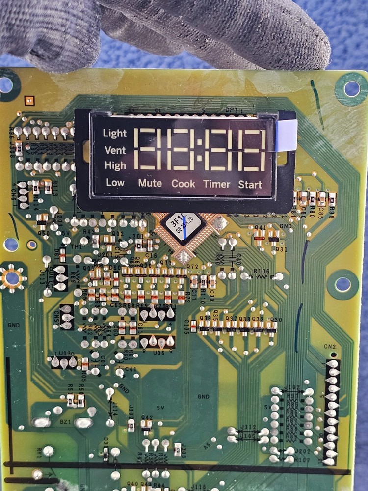 EBR80411804: PCB Assembly Main Microwave Control Board Panel