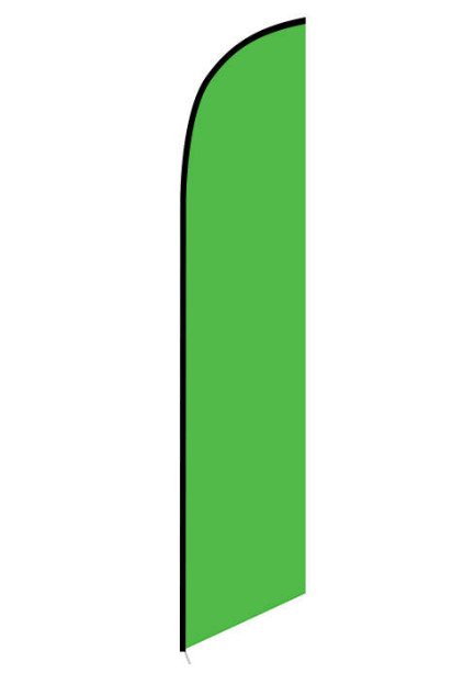 Super Novo Feather Flag Solid Light Green NSFB-5159LG 12ft (Flag Only)