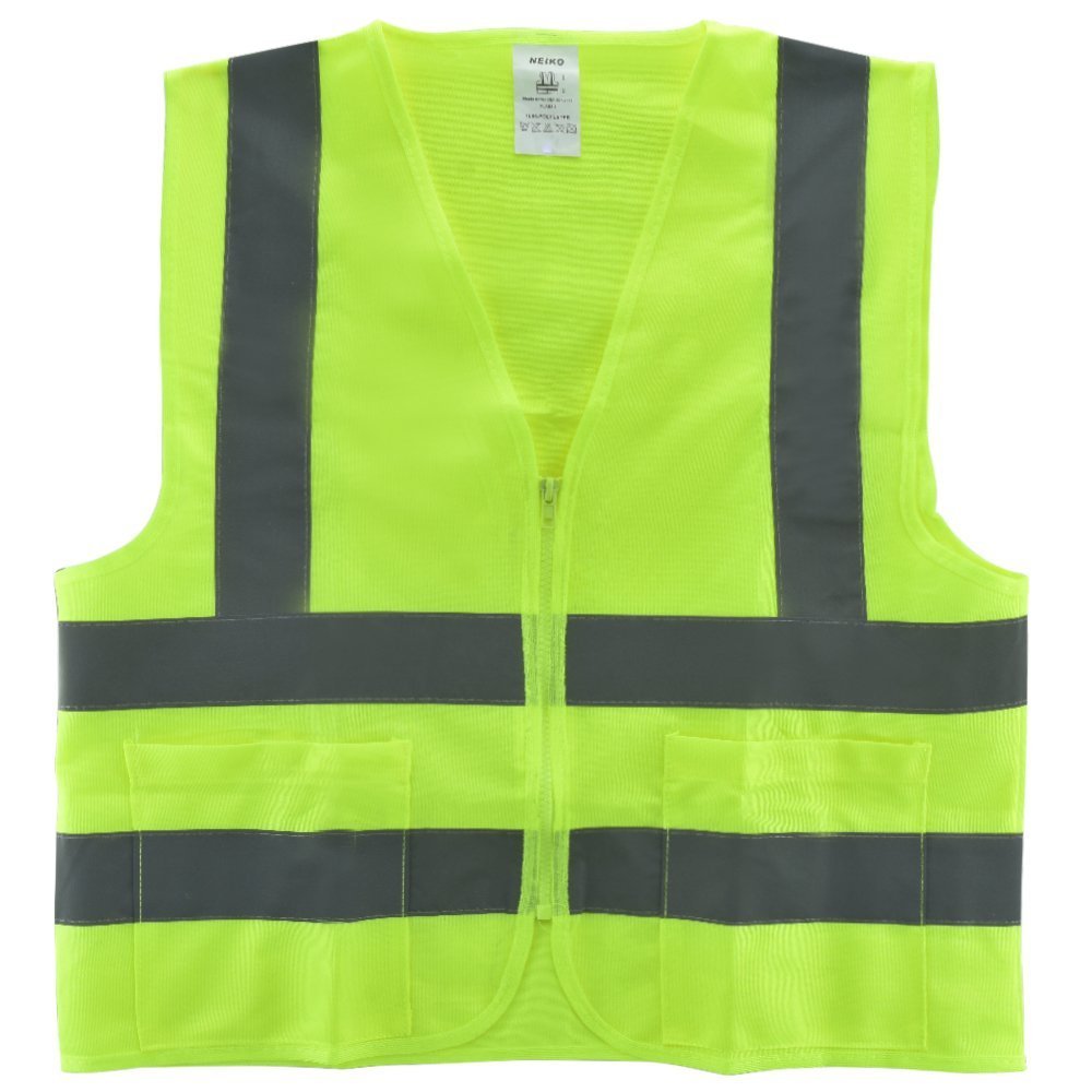 Solid Mesh High Visibility Safety Vest, ANSI/ ISEA 107-2010