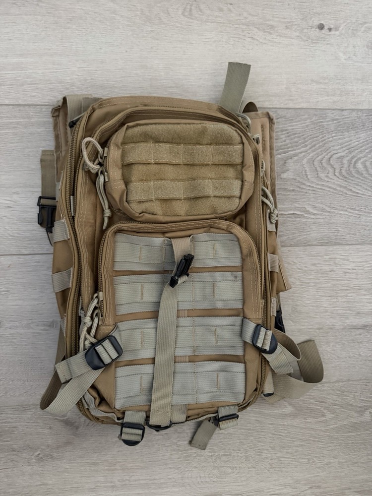 Tactical Backpack MOLLE Military Assault Pack Coyote Tan NEW