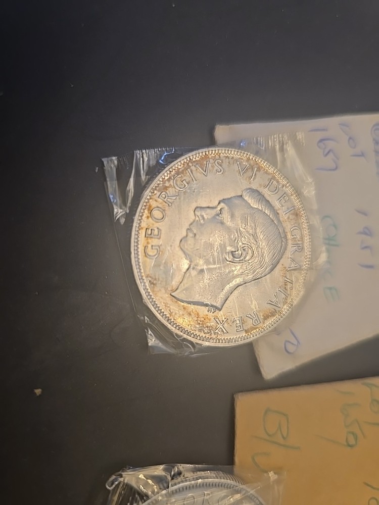 1949, 1950,1951 canada silver dollars. BU Original Packaging