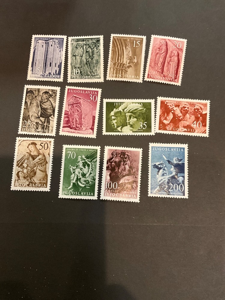 Stamps Yugoslavia Scott #435-46 hinged