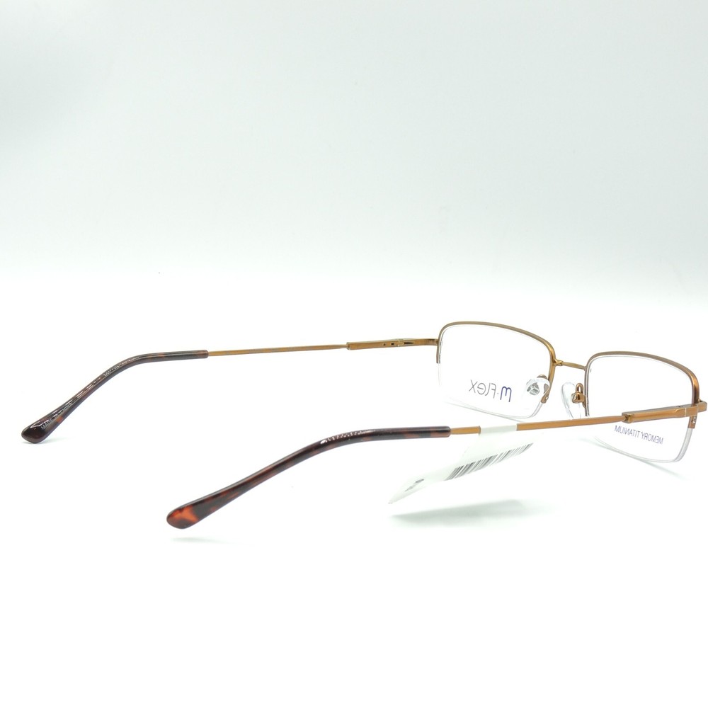 M-Flex MF 500 BWN Brown Eyeglass Frame 52 17 145