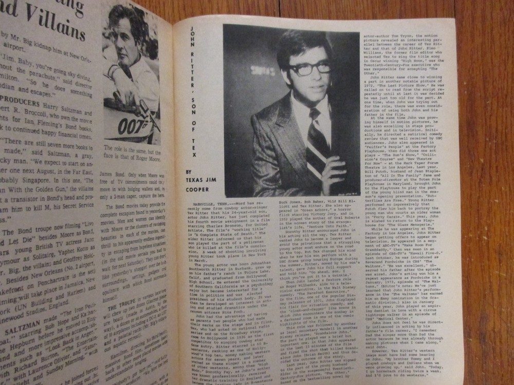 1973 "REMEMBER WHEN" Magazine(JOHNNY WEISMULLER/TARZAN/JACK PERRIN/FLASH GORDON