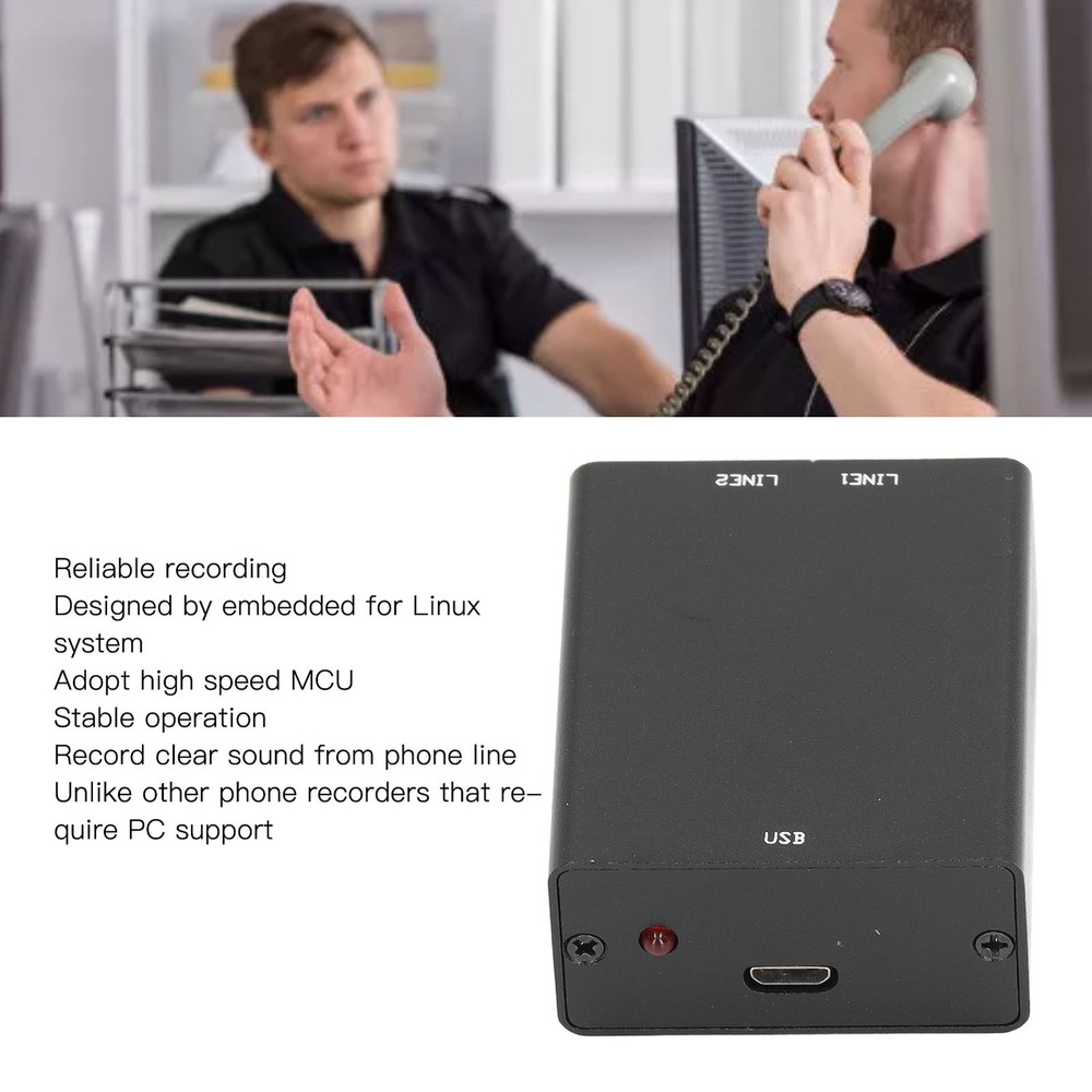Mini Telephone Recorder With 32GB Automatic Stable Memory Clear So CST